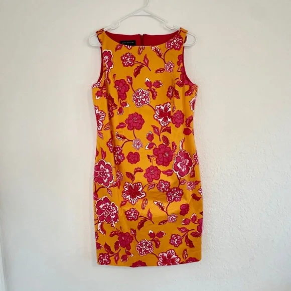 Jones New York, Floral Sheath/ Mini Dress, Size 10 - Picture 11 of 11